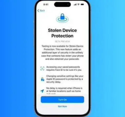 白沙苹果授权维修店分享被盗设备保护功能开启方法 