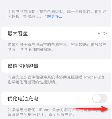 白沙苹果15维修分享iPhone15充电到80%就充不进电了怎么办 