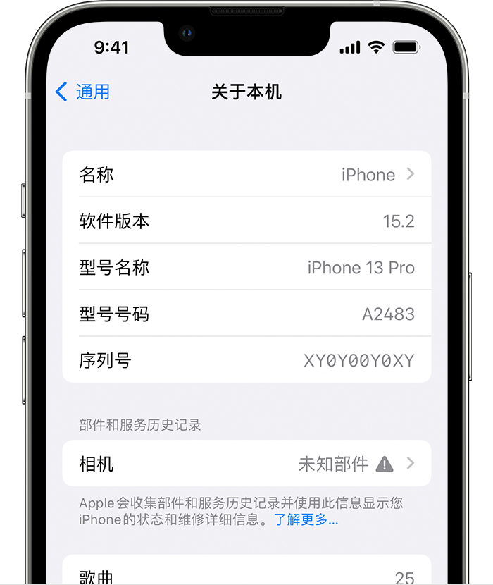 白沙苹果维修分享iPhone 出现提示相机“未知部件”是什么原因？ 