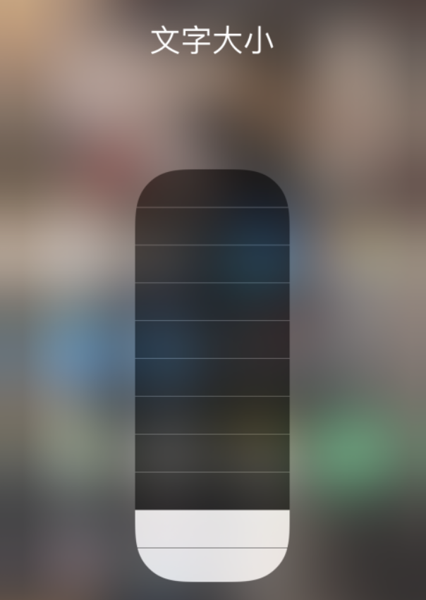 白沙苹果手机维修分享小技巧：在 iPhone 控制中心快速调节字体大小 